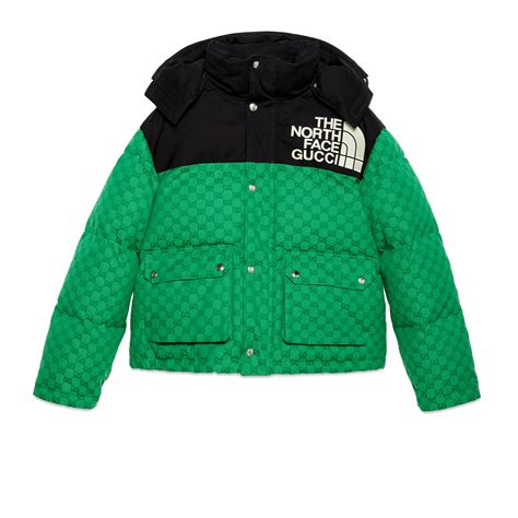 the north face gucci green coat|north face Gucci collection prices.